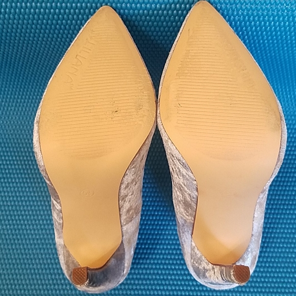 Velvet Purply Gray Stilettos - Picture 9 of 10